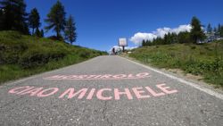 La carretera del Mortirolo recuerda a Scarponi