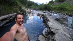 Disfrutando de los baños termales gratuitos en Bormio
